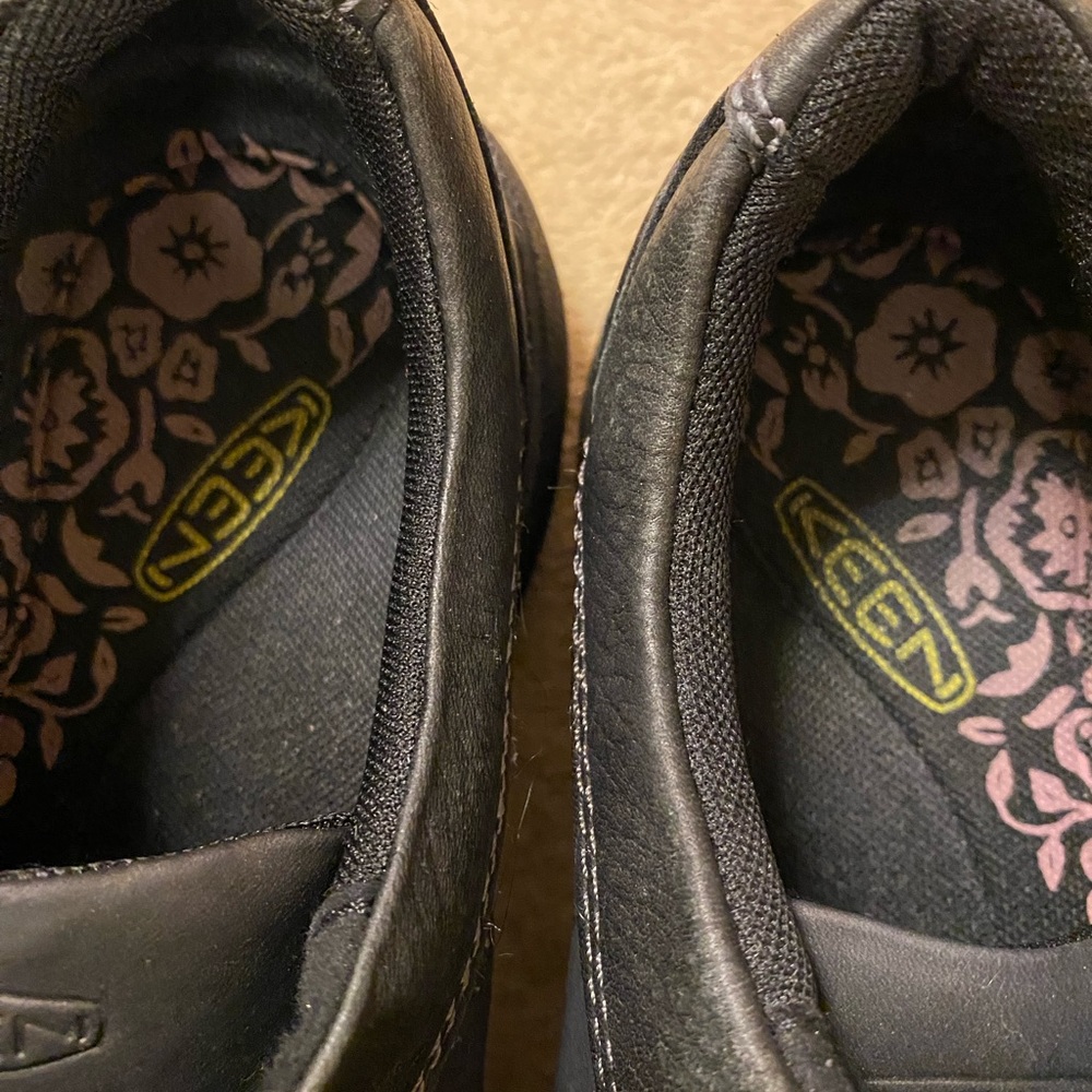 Like New Keen Leather Presidio Black Lace Up 1011400 in Women's US 7.5 / 38 M